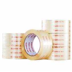 齐心 JT4810-6 超透封箱胶带 48mm*100y 透明 6卷/筒(单位:筒)