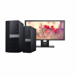 戴尔 OptiPlex 5070MT 台式电脑(I5-9500/4G/1T机械/集显/win10/21.5显示器/保修三年) 黑色