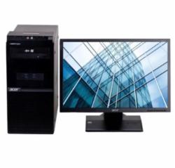 宏碁 Veriton D650台式电脑(i5-10400/8G/1T/128G/DVDRW/集显/23.8英寸/win10H/三年保修)