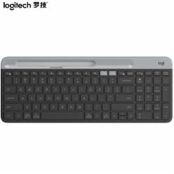 罗技 K580 键盘 无线蓝牙/便携超薄/笔记本/平板键盘 星空灰