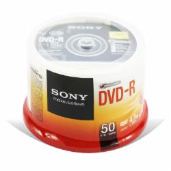 索尼 DVD+R 16X 4.7G 光盘 50片/筒