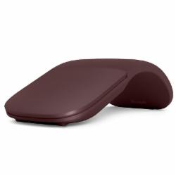 微软 Surface Arc 无线鼠标 原装Arc Mouse弯折设计 轻薄便携 蓝影技术 折叠 蓝牙 深酒红