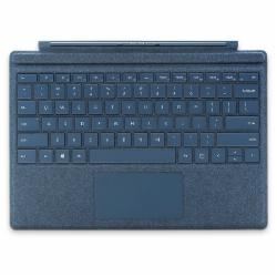 微软 Surface Pro 特制版专业键盘盖 全尺寸按键及触控板 Surface Pro 7及6/5/4/3代 Surface Pro 通用 灰钴蓝