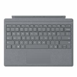 微软 Surface Pro 特制版专业键盘盖 全尺寸按键及触控板 Surface Pro 7及6/5/4/3代 Surface Pro 通用 亮铂金