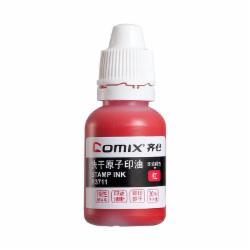 齐心 B3711 快干原子印油 30ml 红(单位:瓶)