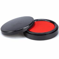齐心 B3747 速干印台 中号 85mm 红(单位:个)
