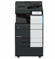 柯尼卡美能达 bizhub 450i 多功能复合机(主机/双纸盒/双面同步自动扫描输稿器/内置装订/双面/网络/8GB内存+256GB固态硬盘/出纸盘/工作台)