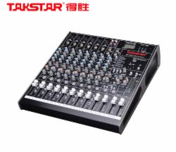 得胜（TAKSTAR）XR-612FX 12路调音台 100个预设 6个XLR和TRS平衡 输入接口