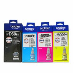 兄弟 BT-D60BK黑色5009彩色 一套四色原装墨水(适用310/510/710/425/420/725/4500)