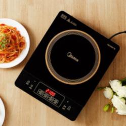 美的（Midea）电磁炉家用多功能定时预约电池炉智 能学生迷你电磁灶美的 C21-Simple