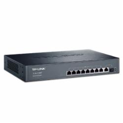 普联（TP-LINK）TL-SL1210PE 10口POE网络交换机 (内含：华为SM1310单模光纤模块)