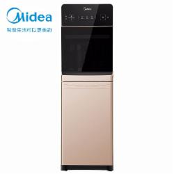 美的 (Midea)饮水机家用办公立式冷热型高端下置式水桶触控大屏饮水器YD1519S-X