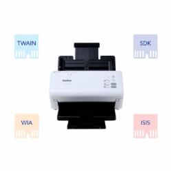 兄弟 ADS-4300N  高速馈纸式网络扫描仪 40ppm/80ipm 有线网口 U盘扫描，内存：512MB