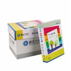 蓝光 A4 80g 浅黄色 复印纸 500张/包 5包/箱(单位:箱)