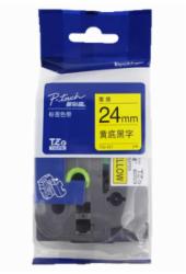 兄弟标签机 9mm打印机色带黄底黑字