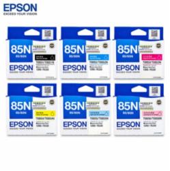 爱普生（EPSON）85N原装墨盒 T0851 T0852 T0853 T0854 适用于1390/R330打印机 85系列六色套装墨盒/一套