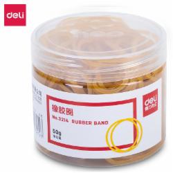 得力3214橡皮筋 50G/筒