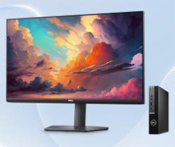 戴尔 OptiPlex 7010 MFF i5-13500T/16G/1TB固态+1TB机械/无线蓝牙/W11H /3年保修/23.8寸显示器