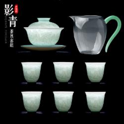 崇山峻岭山水盖碗套装（八件套）