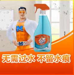 威猛先生 玻璃清洁剂 500g 浴室车窗清洁剂 不留水痕 去污防尘 持久洁净