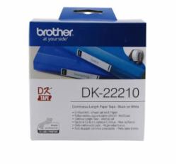 兄弟 DK-22210 白底黑字标签打印色带 29mm*30.48m