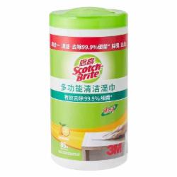 思高 多功能清洁抹布 85片装 一次性清洁除菌抹布