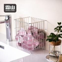 霜山 304不锈钢收纳筐 0BLONUE18X15A