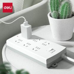 得力 插线板 6位/1.8米 3995S