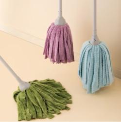 好又洁 纯棉白线圆头地拖把