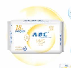 ABC卫生巾 纤薄卫生巾 日用卫生巾 240mm 18片