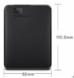 西部数据 4TB 机械移动硬盘USB3.0 2.5英寸WDBU6Y0040BBK