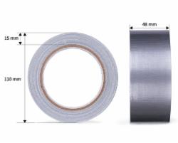 得力 布基胶带48mm*20m*230μm灰色1卷 30800
