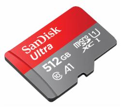 闪迪（SanDisk）512GB TF（MicroSD）内存卡 A1 U1 C10 至尊高速移动版存储卡 读速150MB/s