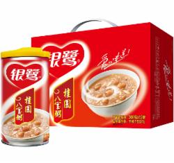 银鹭 桂圆八宝粥 360g*12罐/箱