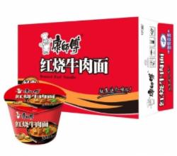 康师傅 红烧牛肉面 12桶/箱