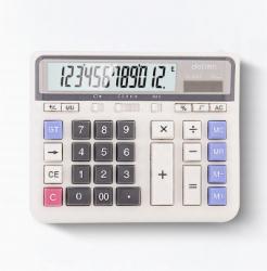 得力 桌上型计算器 白 2135 