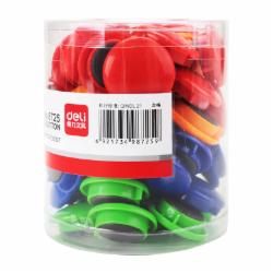 得力 彩色吸铁石 φ30mm 48粒 8725