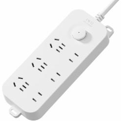 得力 插座 总控开关 6位3米 LU9057(03)